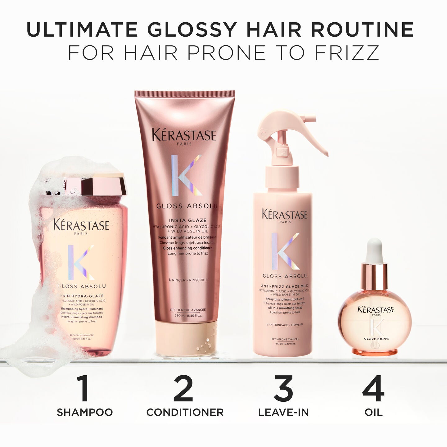 Kérastase - Gloss Absolu Anti-Frizz Full Routine