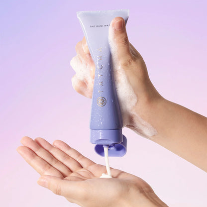 TATCHA Full-Size Skincare Set - Dewy Serum, Rice Wash, Dewy Skin Cream & Essence