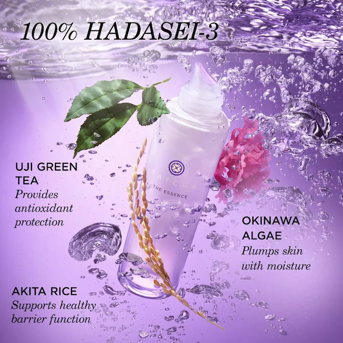 TATCHA Full-Size Skincare Set - Dewy Serum, Rice Wash, Dewy Skin Cream & Essence
