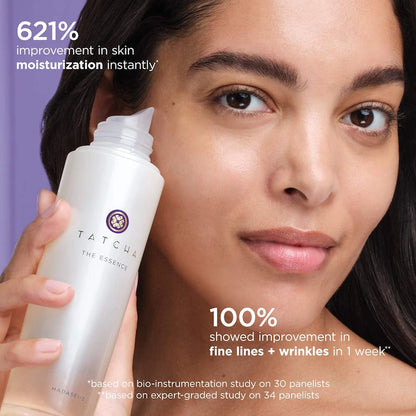 TATCHA Full-Size Skincare Set - Dewy Serum, Rice Wash, Dewy Skin Cream & Essence